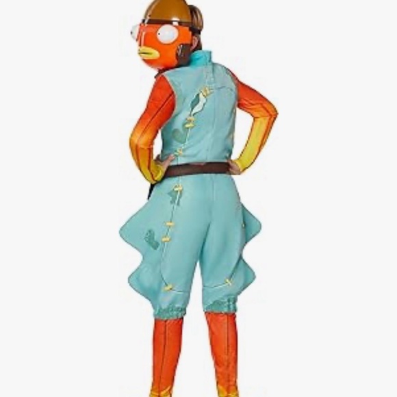 Fortnite  Fish Character Kids Costume orange, size L (10-12) - Picture 2 of 2